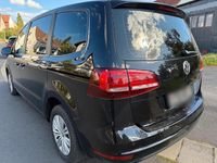 Gebraucht VW Sharan 100 PS (73 kW) 2018 Schwarz Van / Kleinbus