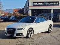 Gebraucht Audi A5 Cabriolet S-Line 190 PS (139 kW) 2015 Weiß Cabrio