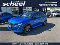Gebraucht Peugeot e-208 GT 100 kW (136 PS) 2021 Blau/typ aussenverkleidung metal Kleinwagen