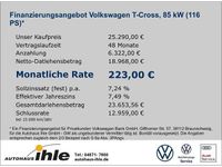 Gebraucht VW T-Cross R 116 PS (85 kW) 2024 Grau SUV