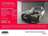 Gebraucht Audi A3 S-Line 116 PS (85 kW) 2023 Mythosschwarz metallic Limousine