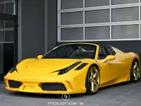 Second-hand Ferrari 458 566 CP (416 kW) 2012 Galben Cabrio