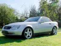 Gebraucht Mercedes SLK230 AMG 193 PS (141 kW) 1997 Silber Cabrio