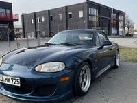 Gebraucht Mazda MX5 110 PS (80 kW) 1998 Blau Cabrio
