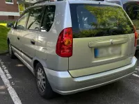Begagnad Mitsubishi Space Star 98 HK (72 kW) 2003 Silver Minibuss