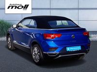 Gebraucht VW T-Roc Cabriolet Active 150 PS (110 kW) 2021 Blau Cabrio
