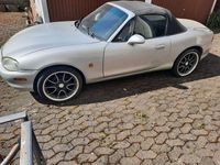 Gebraucht Mazda MX5 110 PS (80 kW) 1998 Silber Cabrio