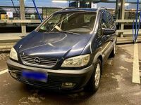 Gebraucht Opel Zafira Elegance 125 PS (91 kW) 2002 Blau Van / Kleinbus
