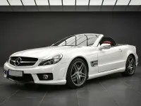 Gebraucht Mercedes SL63 AMG AMG 525 PS (386 kW) 2008 Weiß Cabrio
