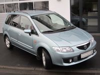 Gebraucht Mazda Premacy Active 101 PS (74 kW) 2003 Blau metallic Van / Kleinbus