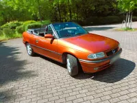 Gebraucht Opel Astra Cabriolet 116 PS (85 kW) 1996 Orange Cabrio