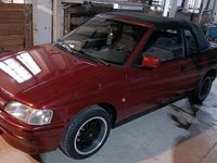 Gebraucht Ford Escort Cabriolet 105 PS (77 kW) 1992 Rot Cabrio