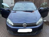 Gebraucht VW Golf Cabriolet Basis 105 PS (77 kW) 2014 Blau Cabrio