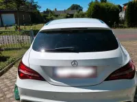 Gebraucht Mercedes CLA200 AMG line 136 PS (100 kW) 2018 Weiß Coupé