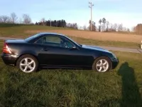 Gebraucht Mercedes SLK320 230 PS (169 kW) 2001 Schwarz Cabrio