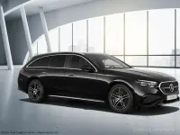 Gebraucht Mercedes E220 AMG 197 PS (144 kW) 2025 Metalliclack obsidianschwarz Limousine