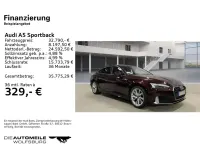 Gebraucht Audi A5 Advanced 265 PS (194 kW) 2023 Shirazrot perleffekt Coupé