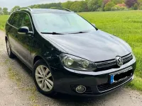 Gebraucht VW Golf VI Style 105 PS (77 kW) 2011 Schwarz Kleinwagen