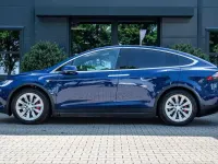 Usado Tesla Model X Performance 450 kW (612 CV) 2019 Azul SUV