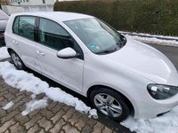 Gebraucht VW Golf VI Comfortline 2009 Weiß Kleinwagen