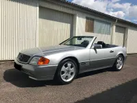 Gebraucht Mercedes SL500 326 PS (239 kW) 1991 Silber Cabrio