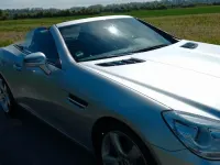 Gebraucht Mercedes SLK200 184 PS (135 kW) 2012 Silber Cabrio