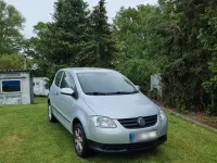 Gebraucht VW Fox 69 PS (50 kW) 2008 Silber Kleinwagen