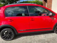 Gebraucht VW cross up! 75 PS (55 kW) 2014 Rot Kleinwagen