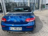 Gebraucht Mercedes C200 AMG line 184 PS (135 kW) 2021 Blau Cabrio