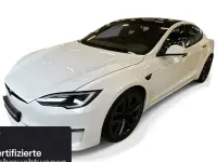 Gebraucht Tesla Model S Plaid 750 kW (1020 PS) 2022 Weiß Kleinwagen