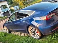 Second-hand Tesla Model 3 Performance 377 kW (513 CP) 2019 Albastru Berlinǎ