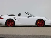 Gebraucht Porsche 997 Turbo 480 PS (353 kW) 2008 Weiß Cabrio