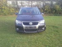 Gebraucht VW Touran Cross 140 PS (102 kW) 2008 Schwarz metallic Van / Kleinbus