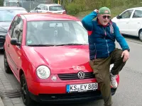 Brugt VW Lupo 60 HK (44 kW) 2004 Rød Hatchback