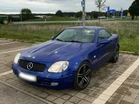 Gebraucht Mercedes SLK230 197 PS (144 kW) 1998 Blau Cabrio