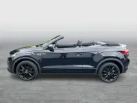 Gebraucht VW T-Roc Cabriolet R-line 150 PS (110 kW) 2021 Deep black perleffekt schwarz Cabrio