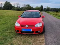 Gebraucht VW Golf VI United 80 PS (58 kW) 2008 Rot Kleinwagen