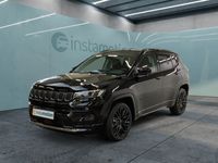 gebraucht Jeep Compass e-Hybrid S 1.5l GSE 48V LED Navi Leder