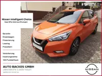 Gebraucht Nissan Micra N-Connecta 90 PS (66 kW) 2017 Energy orange (m) Kleinwagen