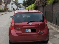Gebraucht Nissan Note Acenta 98 PS (72 kW) 2014 Rot Kleinwagen