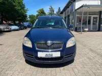 Gebraucht Skoda Roomster Plus Edition 69 PS (50 kW) 2009 Modra pacific/pacific blau Van / Kleinbus