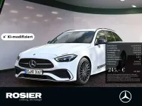 Gebraucht Mercedes C200 AMG line 204 PS (150 kW) 2025 Weiss / polarweiß Kombi