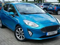 Gebraucht Ford Fiesta Titanium 101 PS (74 kW) 2018 Blau Kleinwagen