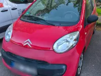 Second-hand Citroën C1 68 CP (50 kW) 2006 Roșu Hatchback