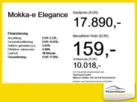 Gebraucht Opel Mokka-e Elegance 100 kW (136 PS) 2022 Diamant schwarz/karbon schwarz (metallic) SUV
