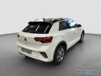 Gebraucht VW T-Roc R-line 110 PS (80 kW) 2023 Pure white schwarz SUV