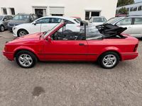 Gebraucht Ford Escort Cabriolet 110 PS (80 kW) 1989 Rot Cabrio