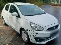 Gebraucht Mitsubishi Space Star 70 PS (51 kW) 2017 Weiß Kleinwagen