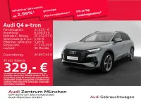 Gebraucht Audi Q4 e-tron S-Line 125 kW (170 PS) 2023 Grau SUV