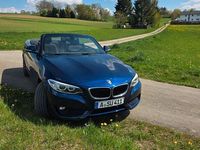 Second-hand BMW 220 Advantage 184 CP (135 kW) 2016 Albastru Cabrio